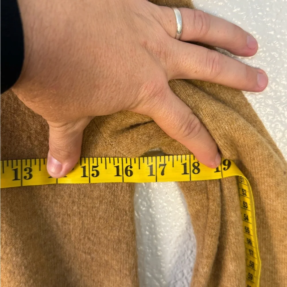 J. Crew women’s sweater dress small camel wool blend - Picture 6 of 9